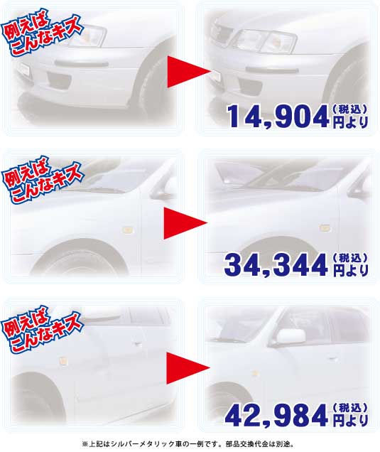 鈴木自動車は国産車も輸入車もへこんだ車は奇麗にします。
