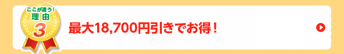 3つのメニューで最適な車検を選べます。